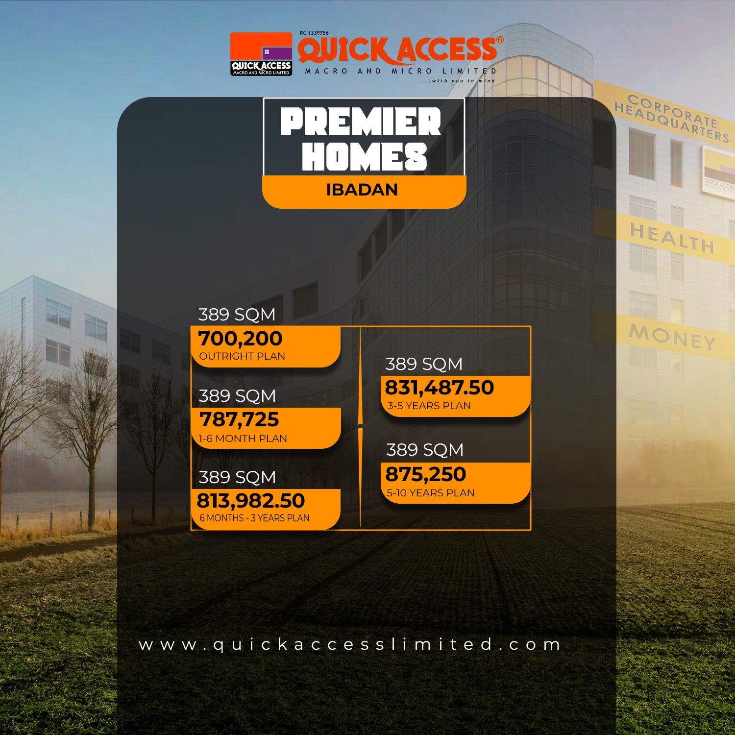 Premier Homes Plot 22 (389 SQM)